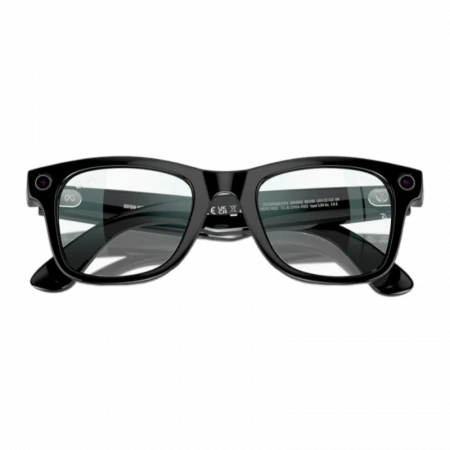 умные очки ray-ban meta glass wayfarer rw4008 shiny black/clear умные очки ray-ban meta glass wayfarer rw4008 shiny black/clear
