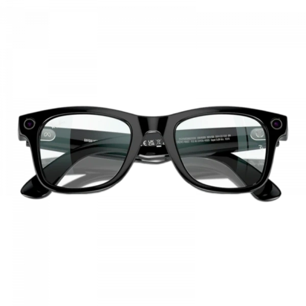умные очки ray-ban meta glass wayfarer rw4008 shiny black/clear