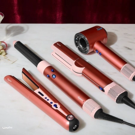стайлер dyson hs05 airwrap long barrel strawberry bronze/blush pink