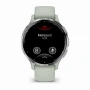 умные часы watch garmin venu 3s silver stainless sage grey 010-02785-51