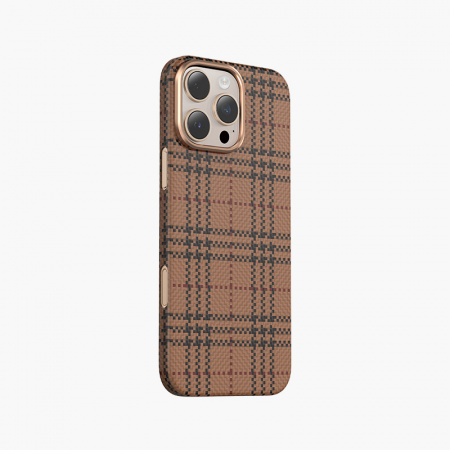 Чехол iPhone 16 Keephone Kevilar Scots Magsafe Case Desert Titanium Чехол iPhone 16 Keephone Kevilar Scots Magsafe Case Desert Titanium