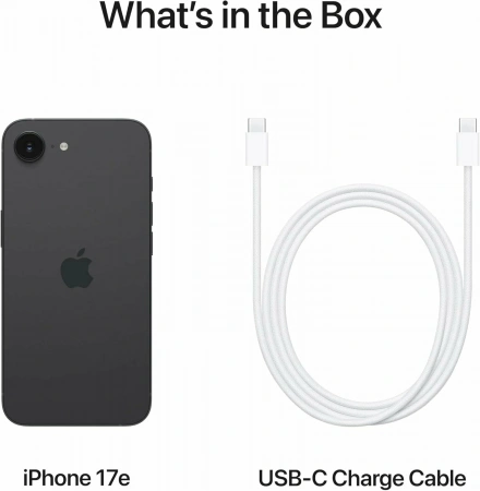 смартфон apple iphone 17e 512 гб black (esim)