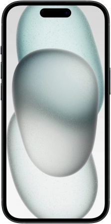 смартфон apple iphone 15 256 гб, black (nano-sim + esim)