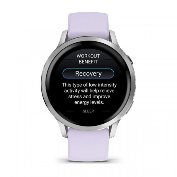 умные часы watch garmin venu 4 41 mm silver purple 010-03013-01