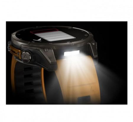 умные часы watch garmin fenix 8 51 amoled sapphire titanium spark orange 010-02905-53