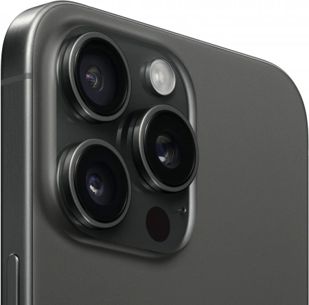 смартфон apple iphone 15 pro 1 тб, black titanium (nano-sim + esim)