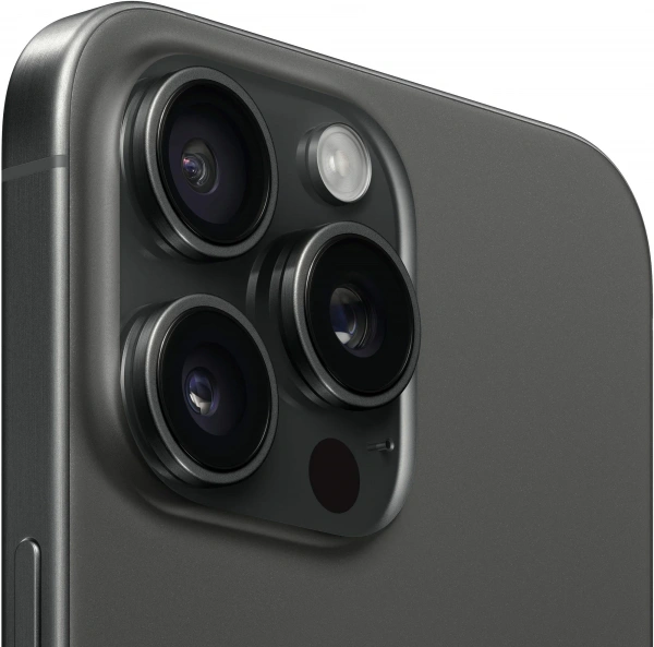 смартфон apple iphone 15 pro max 512 гб, black titanium (nano-sim + esim)