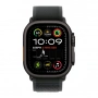 умные часы apple watch ultra 2 (2024) 49 black titanium case with m/l black trail loop